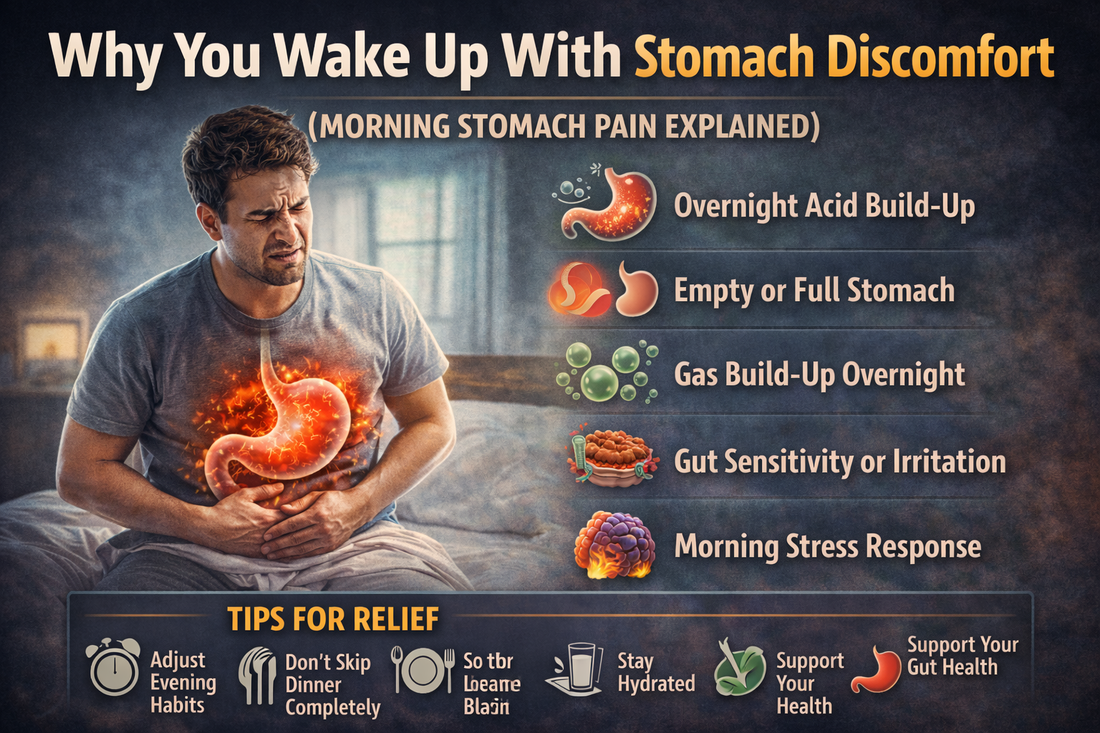 Why You Wake Up With Stomach Discomfort (Morning Stomach Pain Explained)