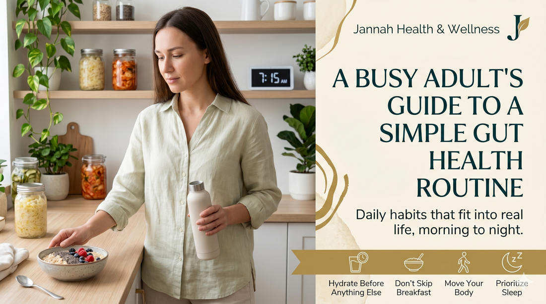 Best Gut Health Routine for Busy Adults (That You'll Actually Stick To)