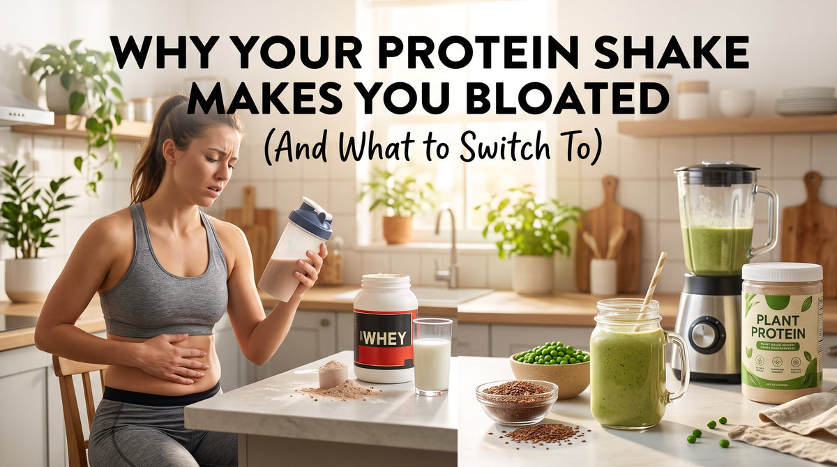 Why Your Protein Shake Makes You Bloated (And What to Switch To)