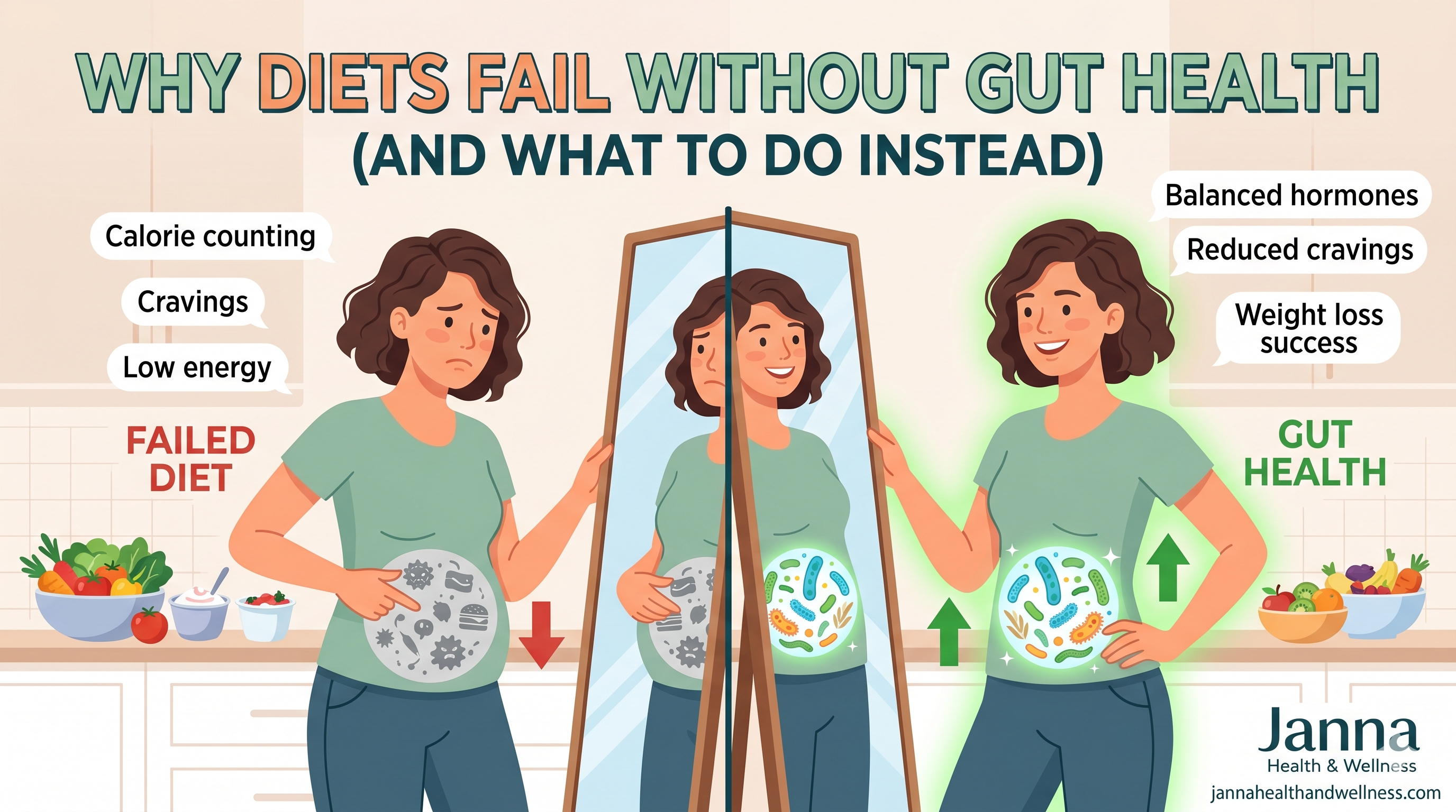 Why Diets Fail Without Gut Health (And What to Do Instead)