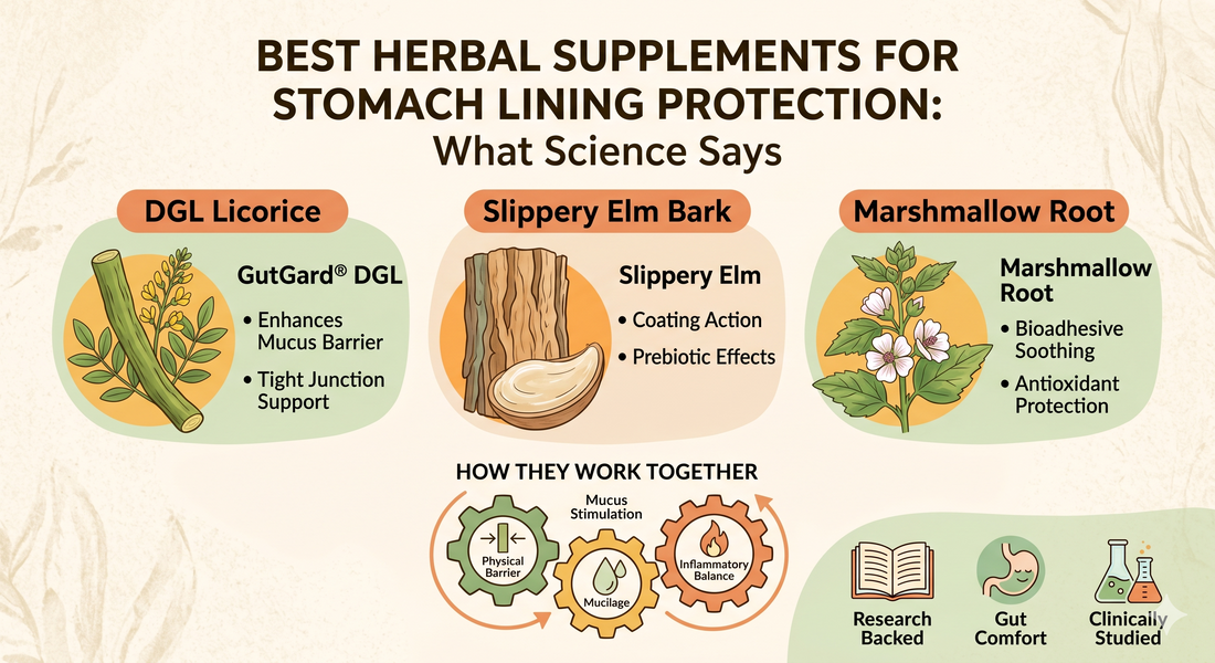 Best Herbal Supplements for Stomach Lining Support: A Science-Backed Guide