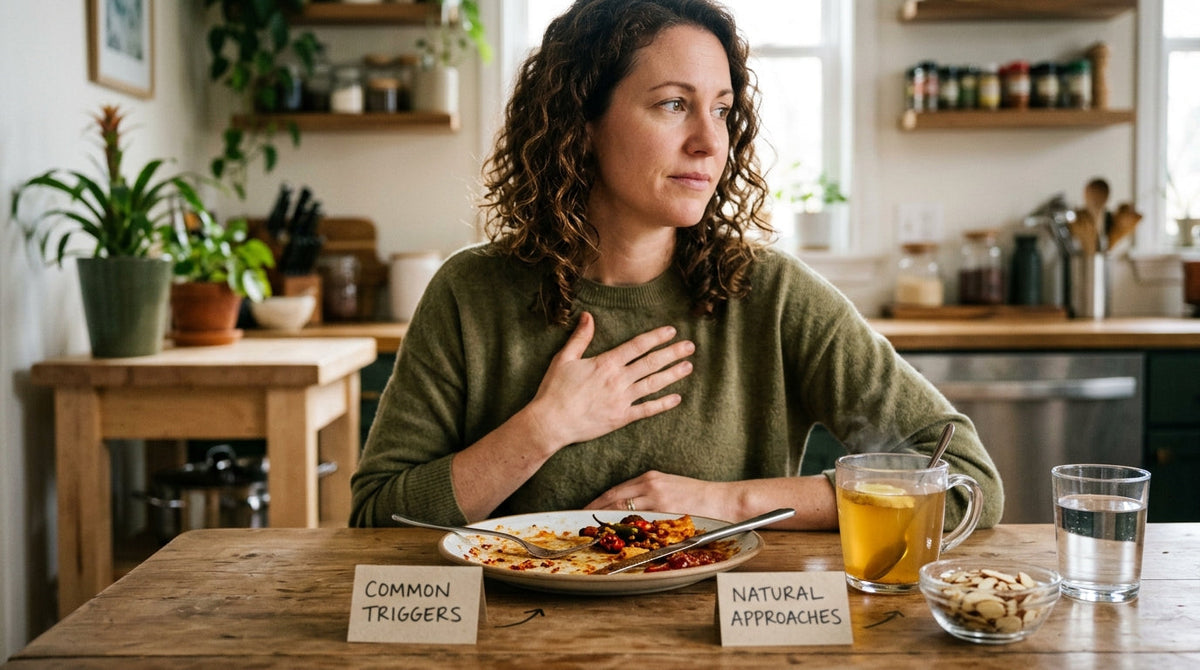 Heartburn After Eating: Common Triggers and Natural Approaches