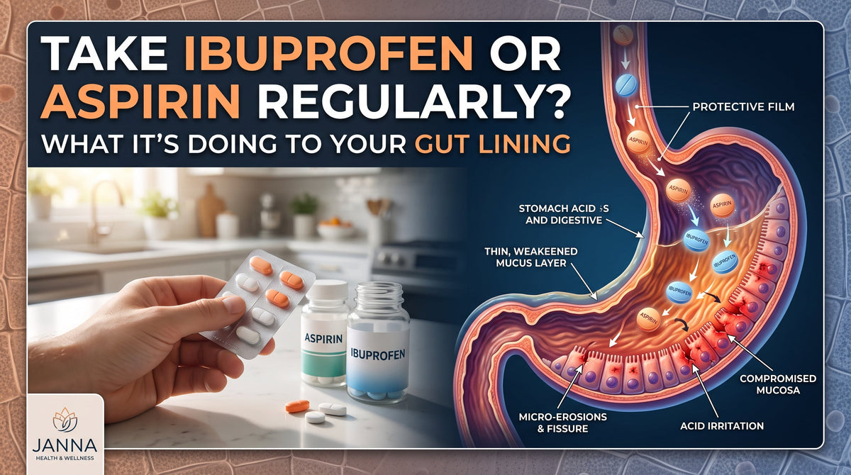 Take Ibuprofen or Aspirin Regularly? What It's Doing to Your Gut Lining