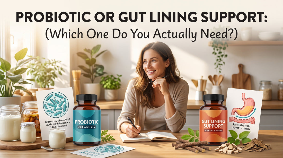 Probiotic or Gut Lining Support: Which One Do You Actually Need?