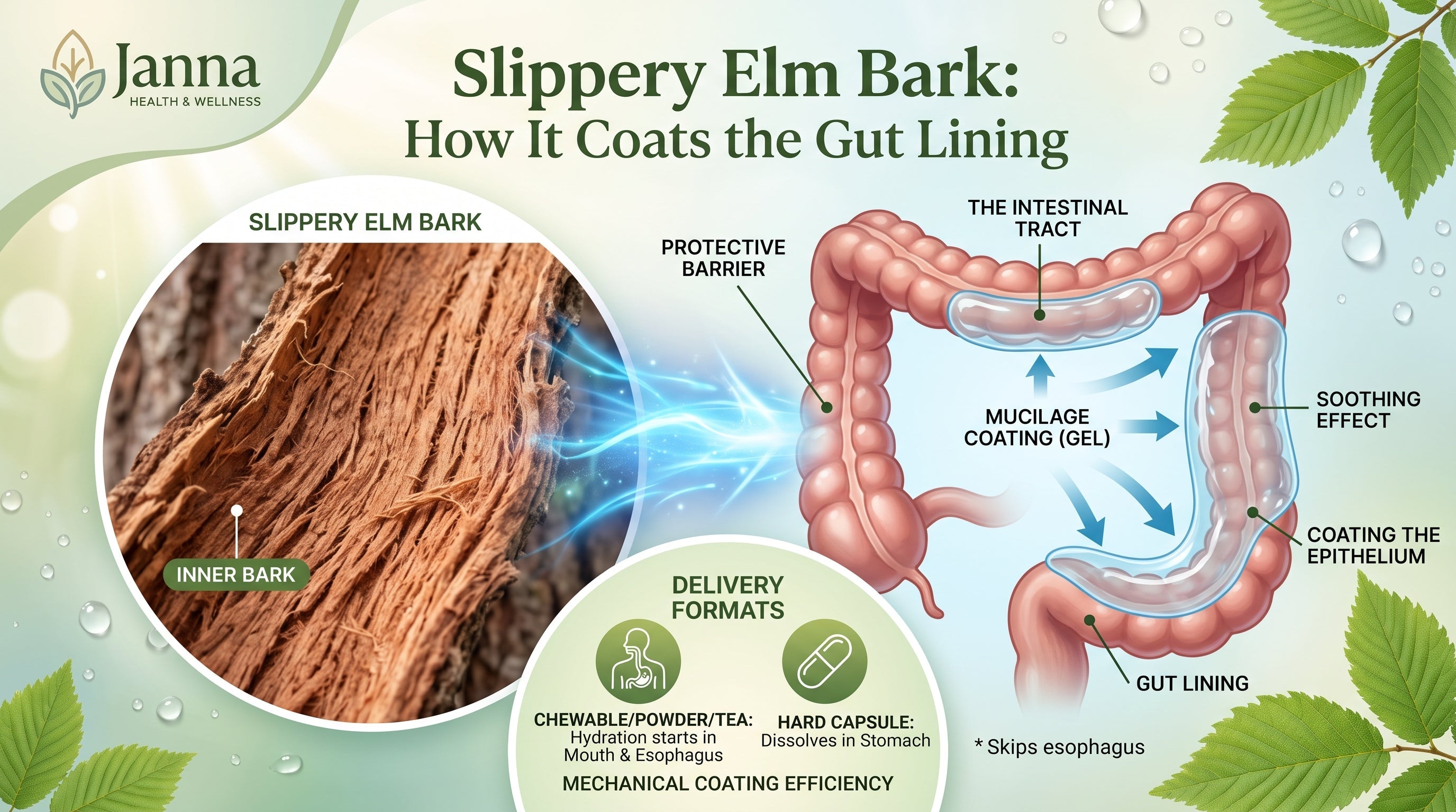 Slippery Elm Bark: What It Is and How It Coats the Gut Lining