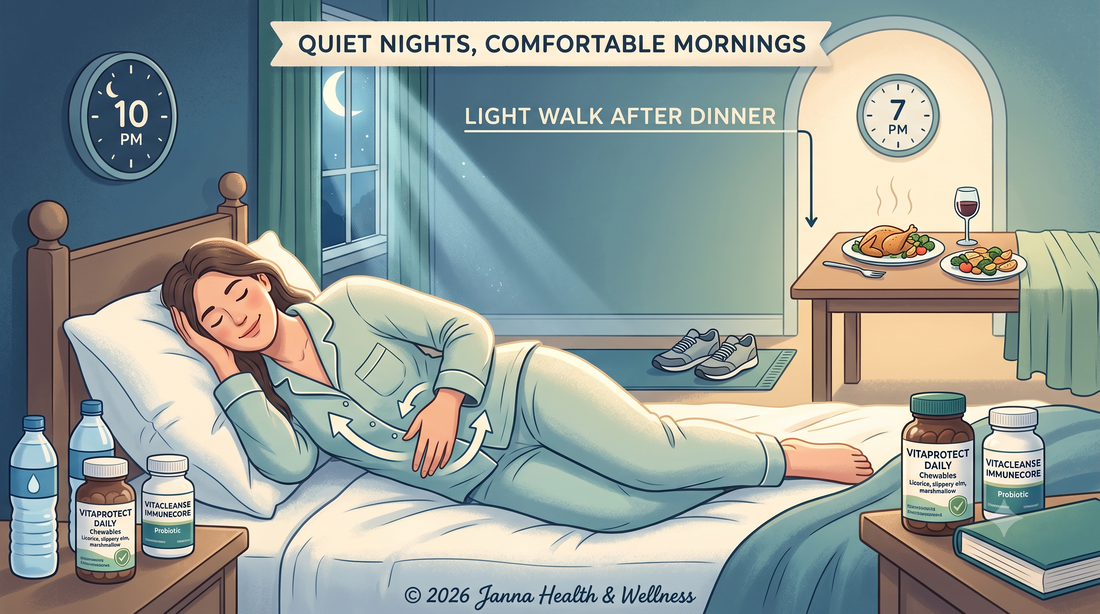 Night Routine to Reduce Bloating