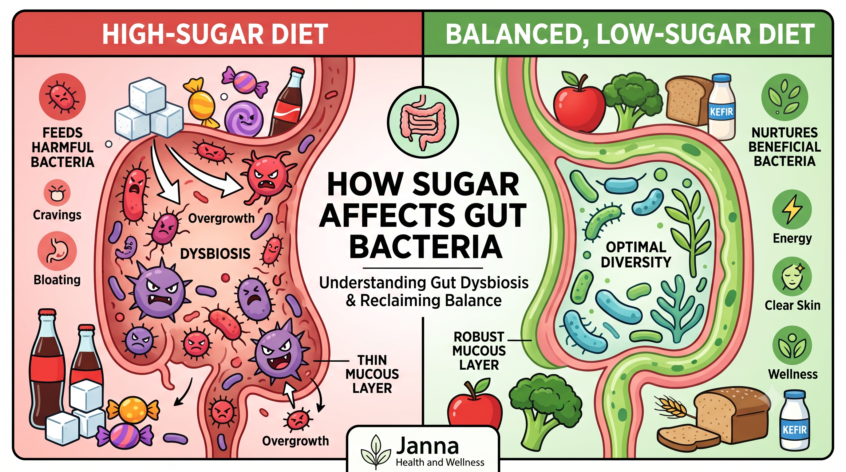 How Sugar Affects Gut Bacteria: The Hidden Impact on Your Microbiome