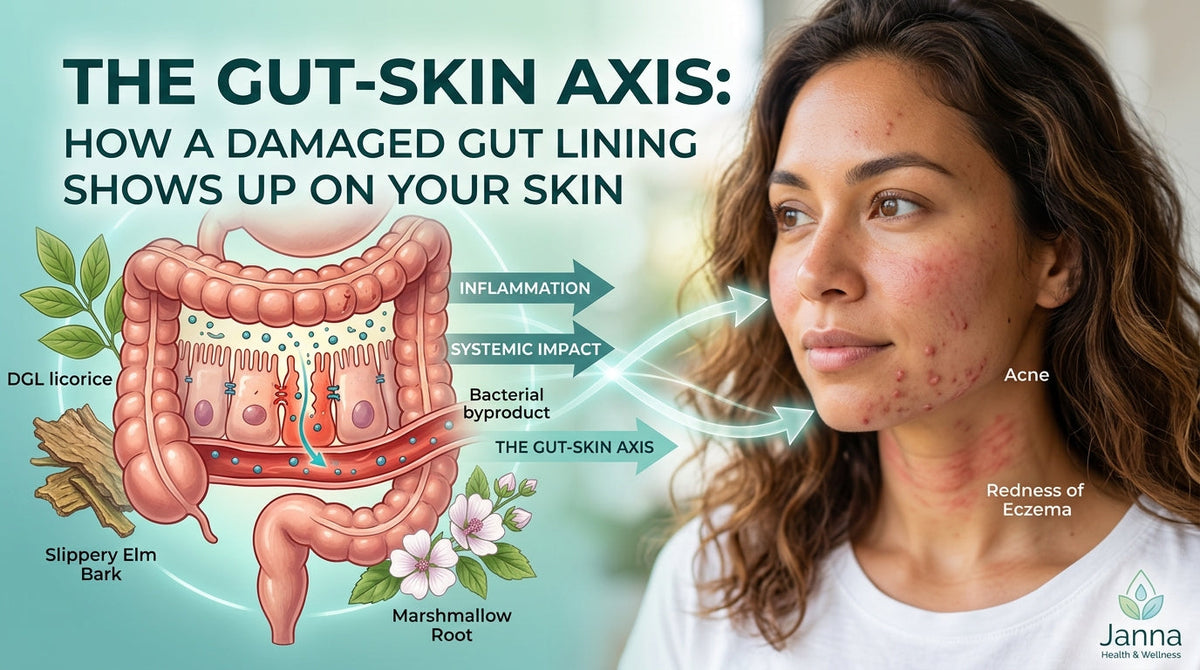 The Gut-Skin Axis: How a Damaged Gut Lining Shows Up on Your Skin