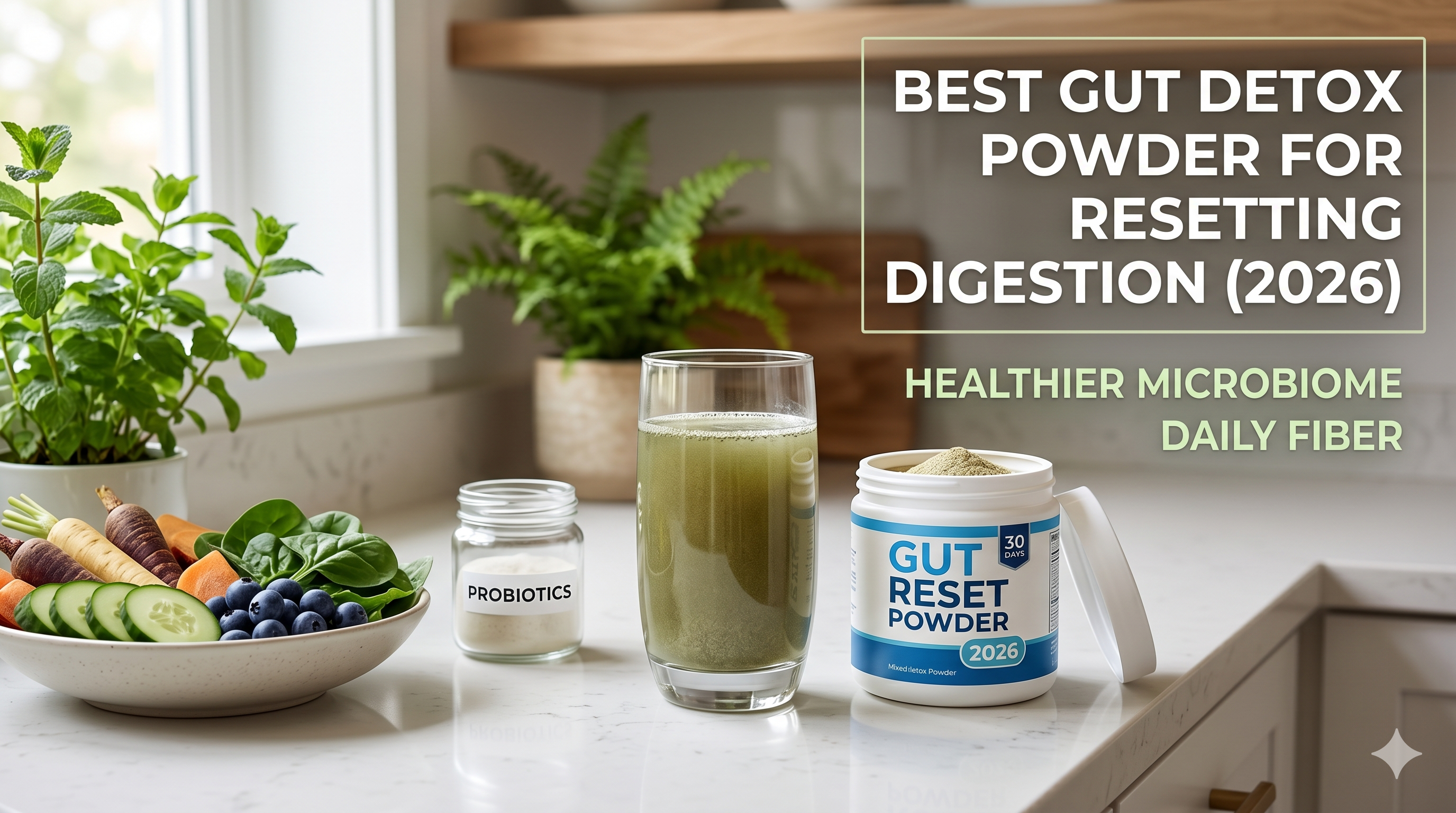 Best Gut Detox Powder for Resetting Digestion (2026)
