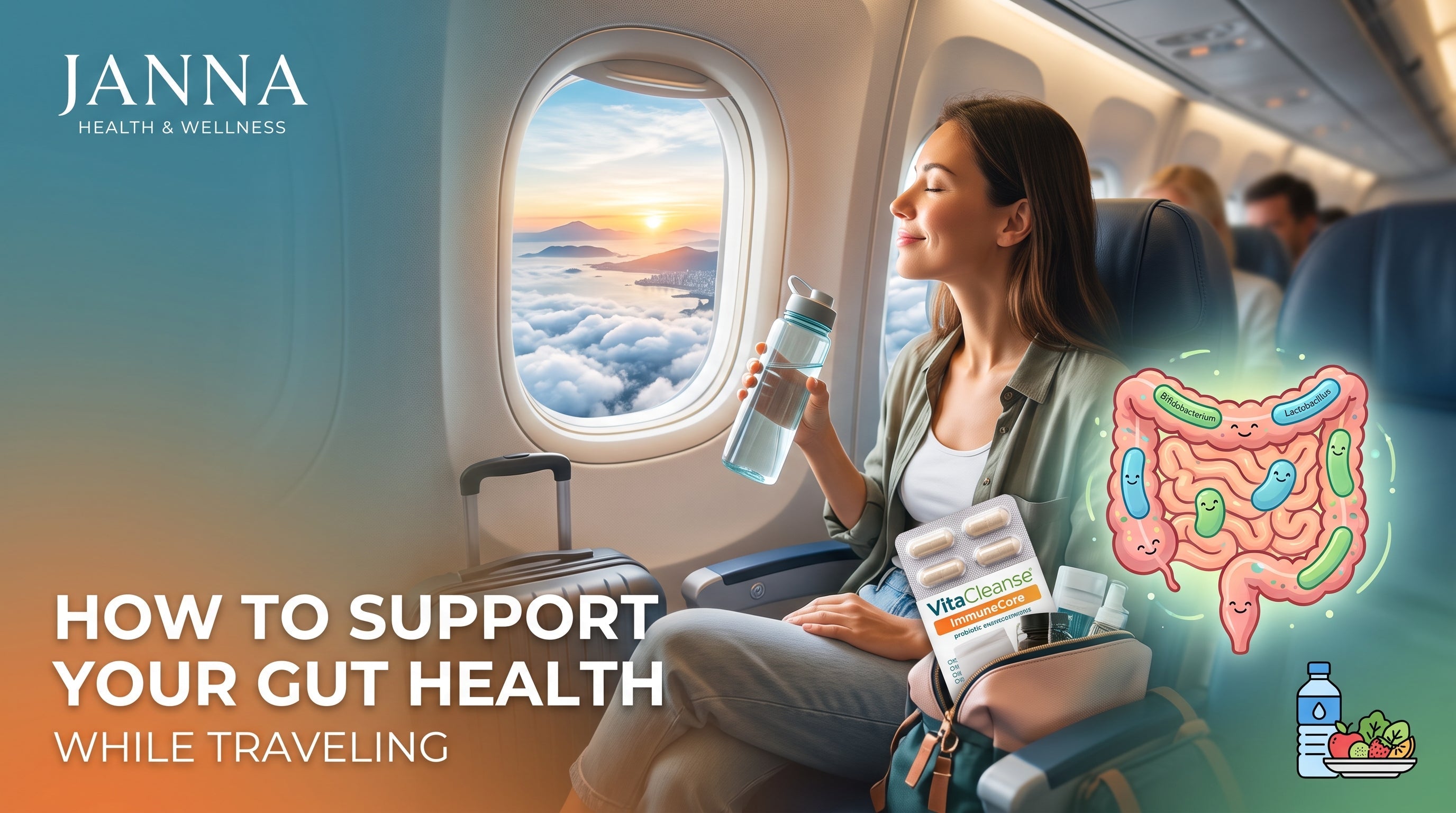 How to Support Your Gut Health While Traveling