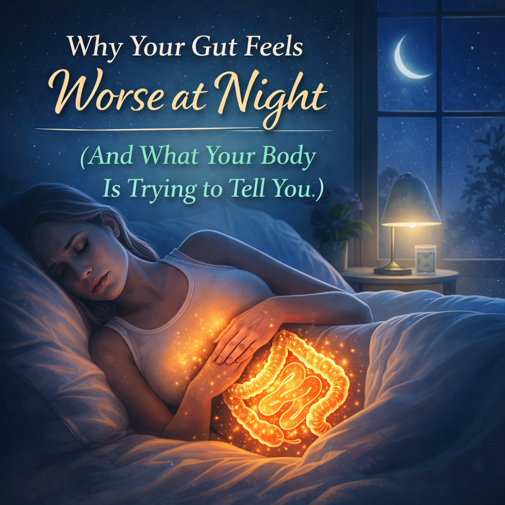 Why Your Gut Feels Worse at Night (And What Your Body Is Trying to Tell You)