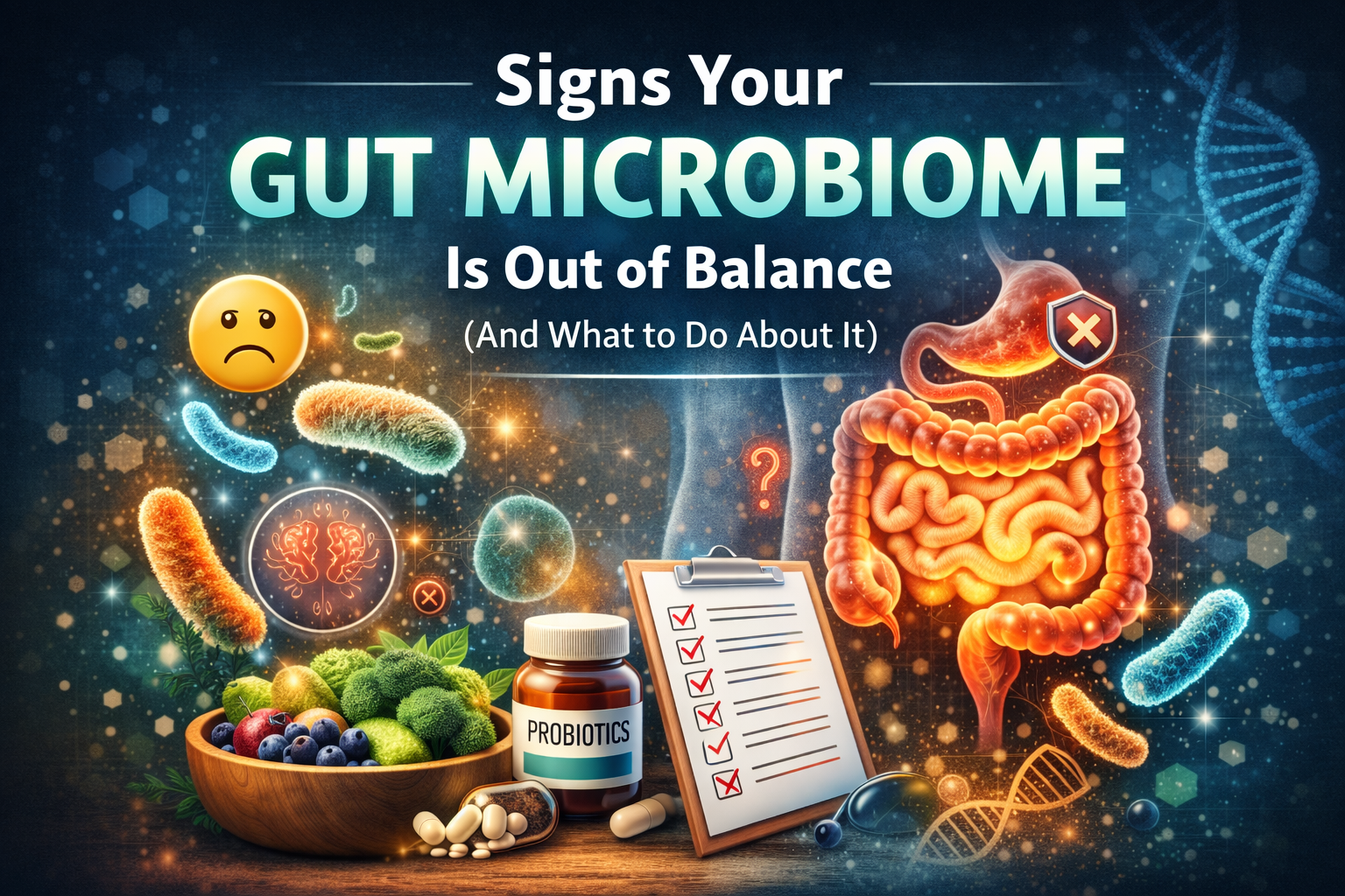Signs Your Gut Microbiome Is Out of Balance (And What to Do About It)